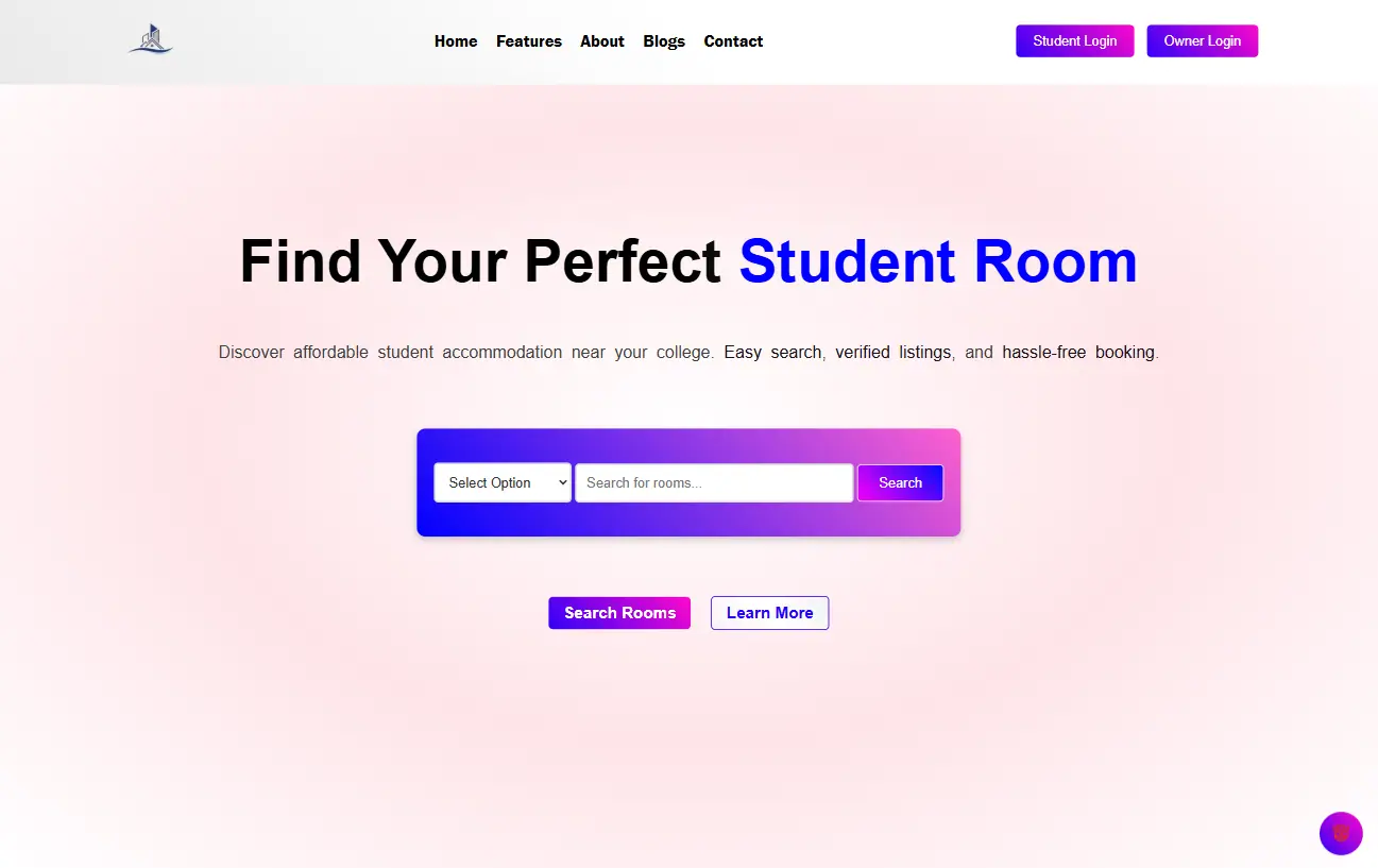 Rental platform web project screenshot